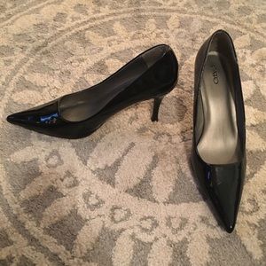 Patent Faux Leather Pointed Toe Heels